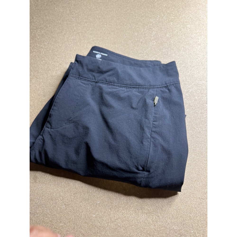 Mountain Hardwear Dynama Capri Pants‎ Womens 8 Gray Hiking Outdoor OL2295